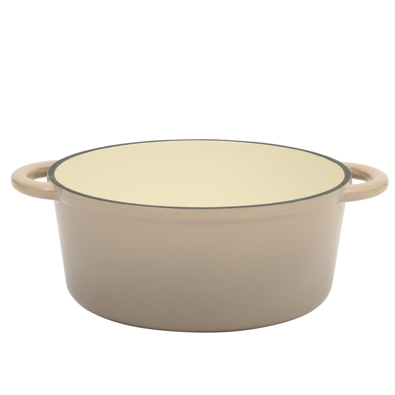 Gibson Home Addlestone 5 qt Enamel Cast Iron Dutch Oven w/ Lid - Round -Stainless Steel Hollow Knob - Color Sleeve