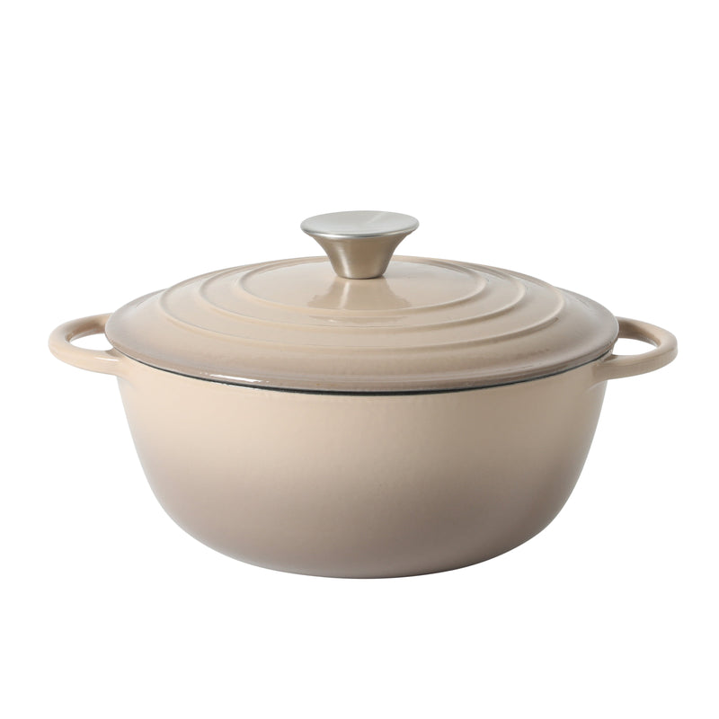Gibson Home Addlestone 2.65 qt Enamel Cast Iron Dutch Oven w/ Lid - Round - Color Sleeve
