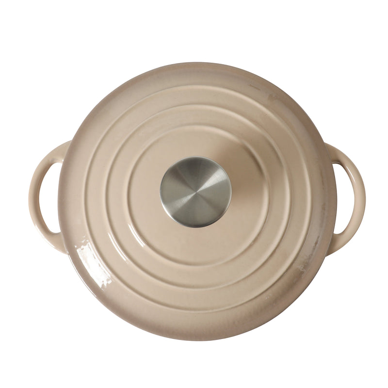 Gibson Home Addlestone 2.65 qt Enamel Cast Iron Dutch Oven w/ Lid - Round - Color Sleeve