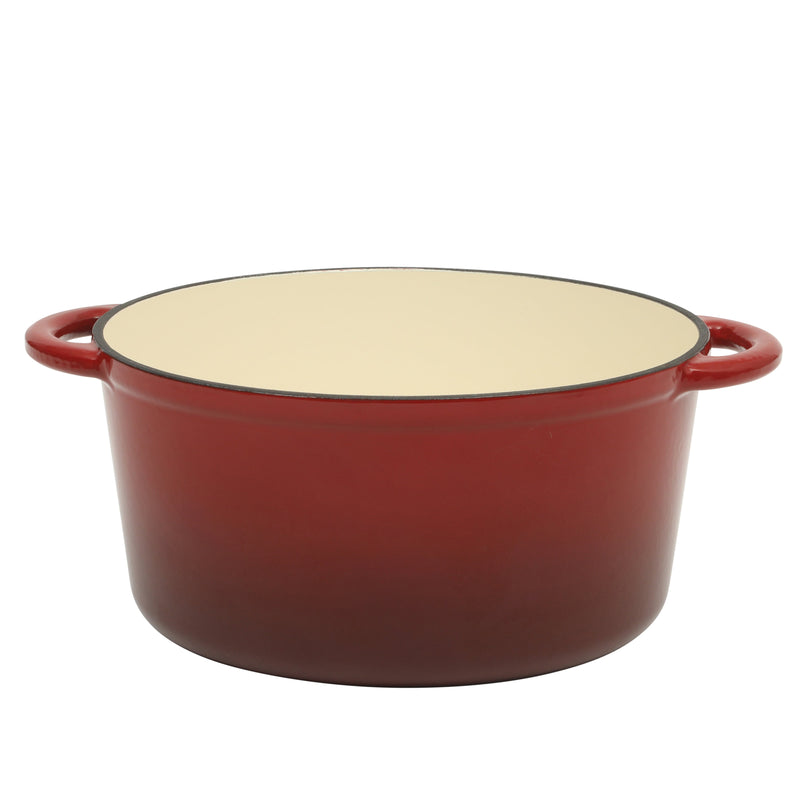 Gibson Home Addlestone 7qt Enamel Cast Iron Dutch Oven w/ Lid - Round - Stainless Steel Hollow Knob - Color Sleeve