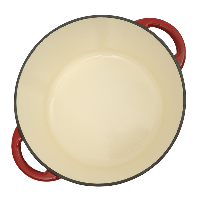 Gibson Home Addlestone 7qt Enamel Cast Iron Dutch Oven w/ Lid - Round - Stainless Steel Hollow Knob - Color Sleeve
