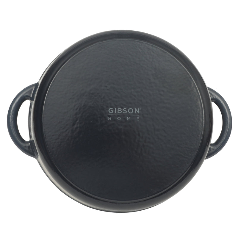Gibson Home Addlestone 7qt Enamel Cast Iron Dutch Oven w/ Lid - Round - Stainless Steel Hollow Knob - Color Sleeve