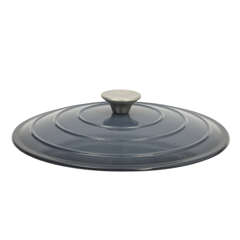Gibson Home Addlestone 5 qt Enamel Cast Iron Dutch Oven w/ Lid - Round -Stainless Steel Hollow Knob - Color Sleeve