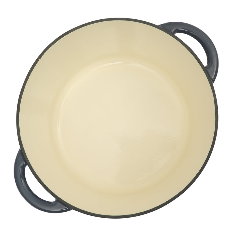 Gibson Home Addlestone 5 qt Enamel Cast Iron Dutch Oven w/ Lid - Round -Stainless Steel Hollow Knob - Color Sleeve
