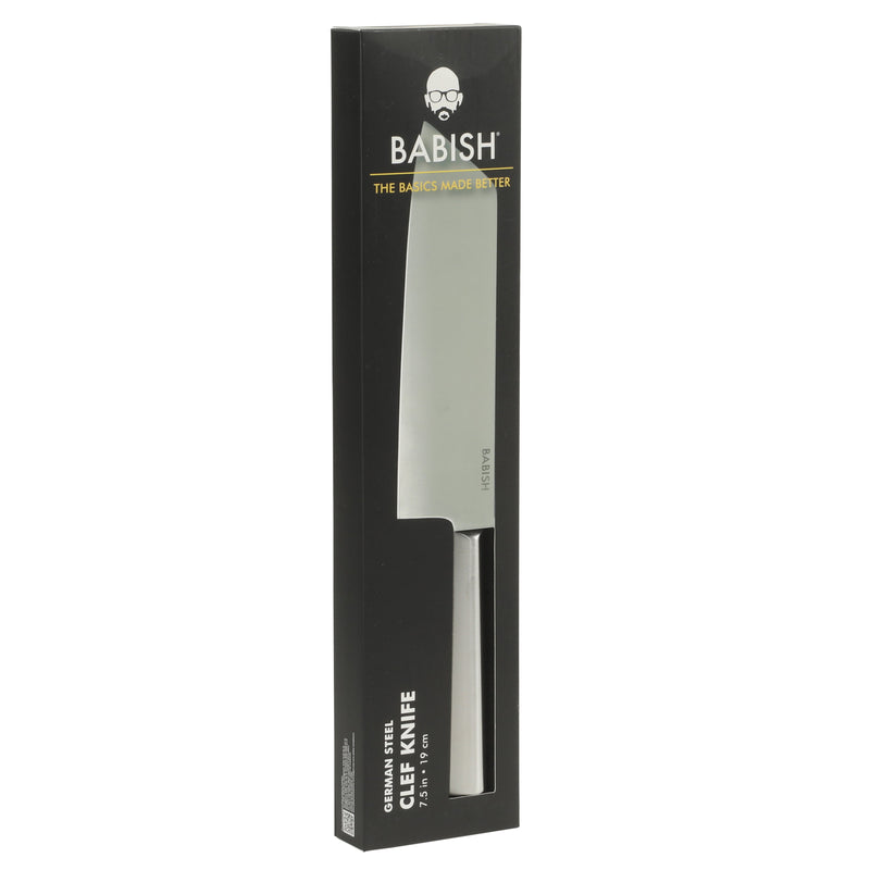 Babish 7.5" German Steel Clef Knife - Gift Box w/ Remailer