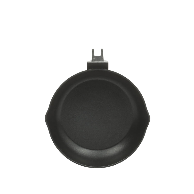 Oster Smarthandle Advance 3pc Forged Aluminum 11" & 9" FryingPan Setw/ Detachable Handle - Matte Black - Non-Stick Interior- Induction Base - Bakelite Handle - Gift Box (Open Window)