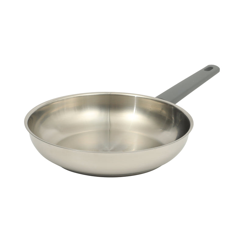 Oster Beauford 10" Stainless Steel Frying Pan - Soft Touch Handle - 5 Ply Base - Color Sleeve