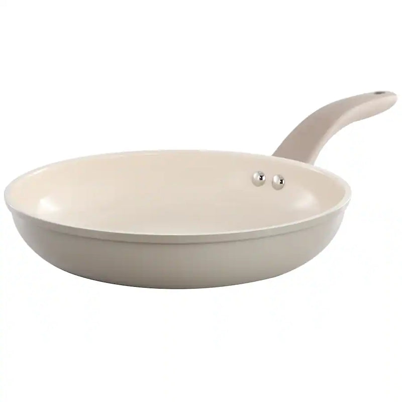 Oster Sutterville Choice 9.5" Aluminum Frying Pan - Taupe - Non-Stick Ceramic Interior - Bakelite Handle - Open Stock w/ Color Label