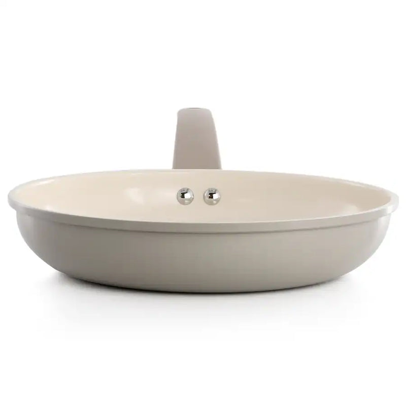 Oster Sutterville Choice 9.5" Aluminum Frying Pan - Taupe - Non-Stick Ceramic Interior - Bakelite Handle - Open Stock w/ Color Label