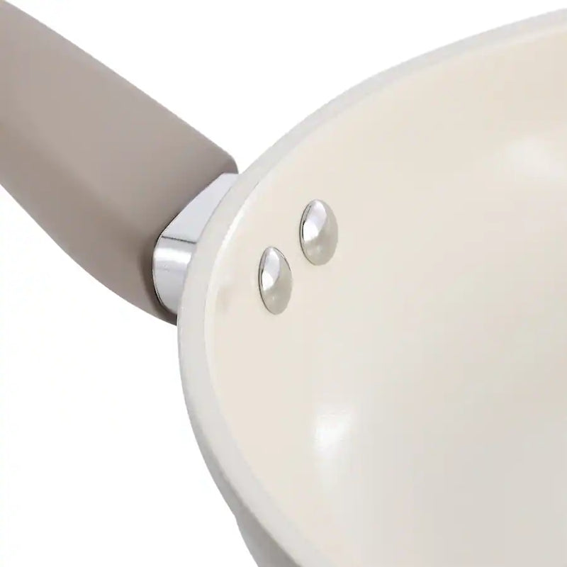 Oster Sutterville Choice 9.5" Aluminum Frying Pan - Taupe - Non-Stick Ceramic Interior - Bakelite Handle - Open Stock w/ Color Label