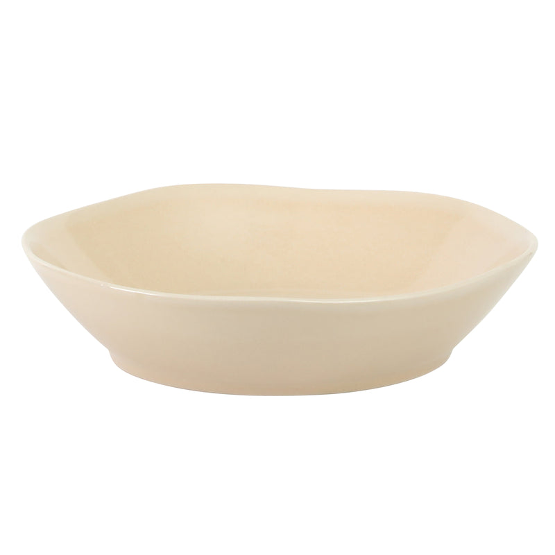 Bloomhouse Montecito Breeze 16pc Double Bowl Dinnerware Set - Reactive Glaze - Stoneware - Gift Box w/ Remailer