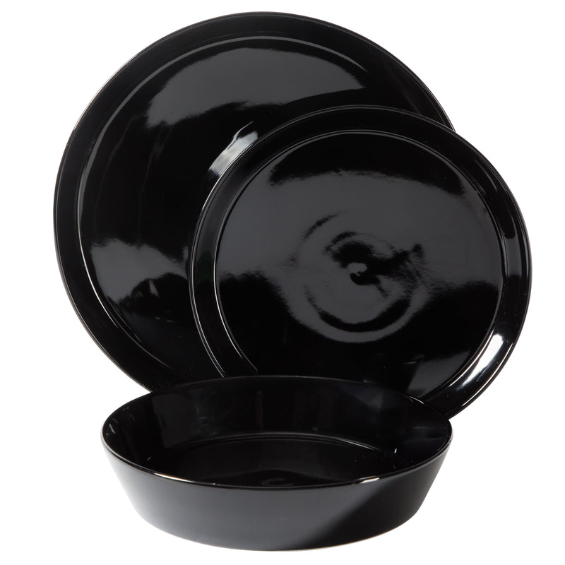 Martha Stewart Everyday Faretta 12pc Dinnerware Set - Round - Solid Color - Fine Ceramic - GBX w/ RM