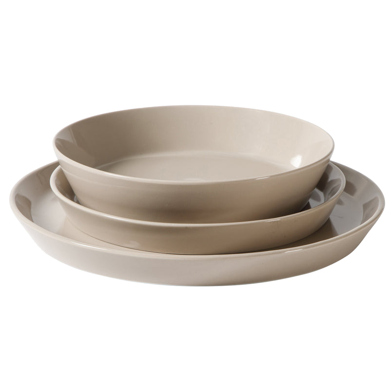 Martha Stewart Everyday Faretta 12pc Dinnerware Set - Round - Solid Color - Fine Ceramic - GBX w/ RM