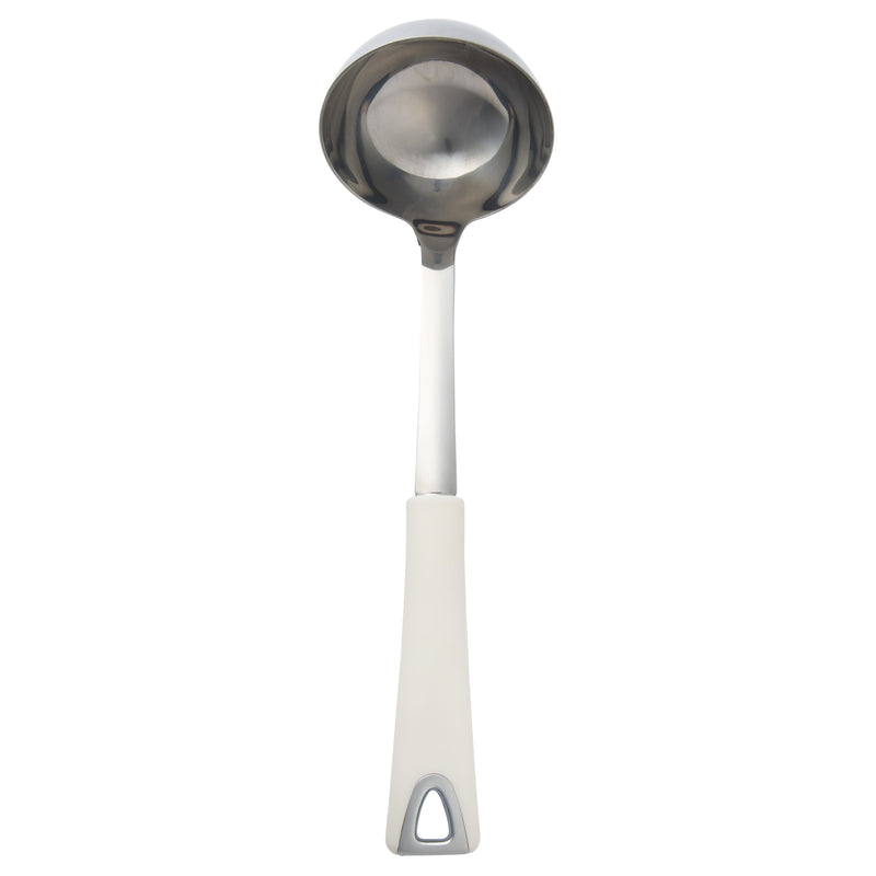 Martha Stewart Everyday Drexler 6pc Stainless Steel Kitchen Tool Set - Linen - Gift Box w/ Remailer
