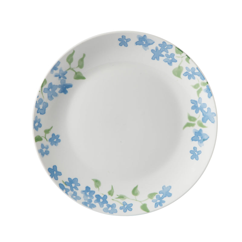Gibson Home Garden Aisle 12pc Dinnerware Set - Blue - Decorated - Fine Ceramic - Gift Box