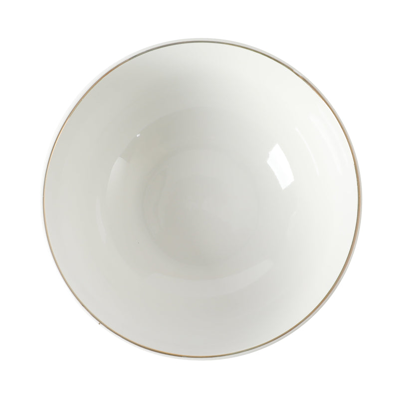 Gibson Home Ogalla 6" Cereal Bowl - Gold Banded - 1.5mm Band - Decorated - Fine Ceramic- Open Stock w/ UPC Label