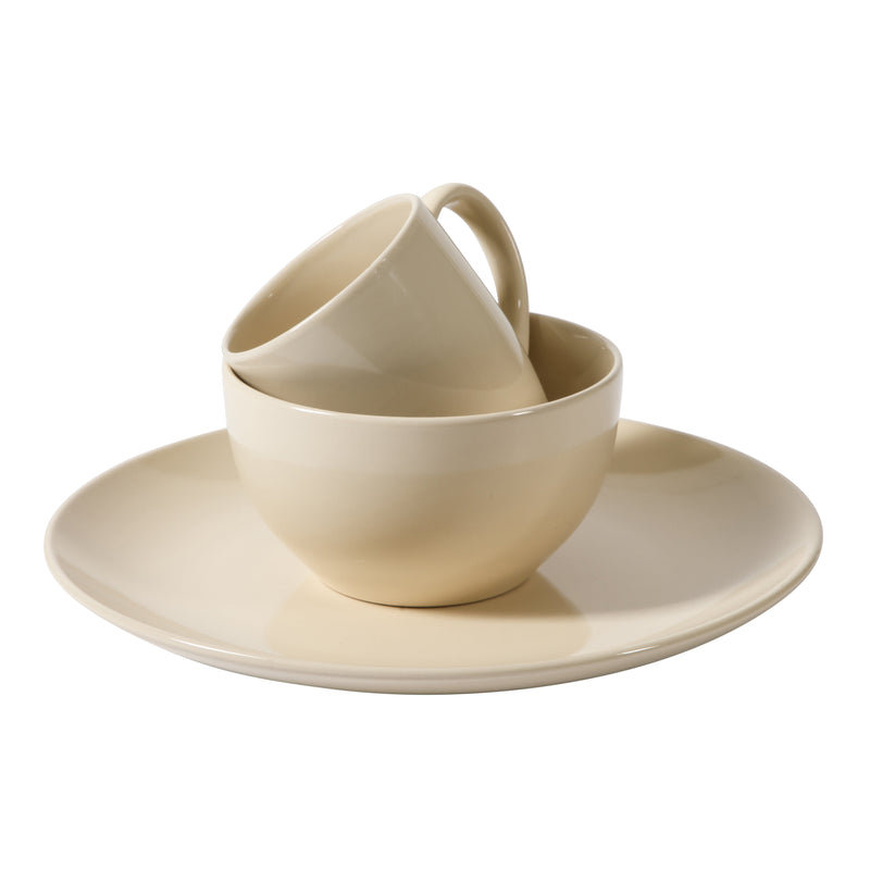 Gibson Home Everyday Plus 12pc Dinnerware Set - Glossy - Solid Color - Stoneware - Gift Box