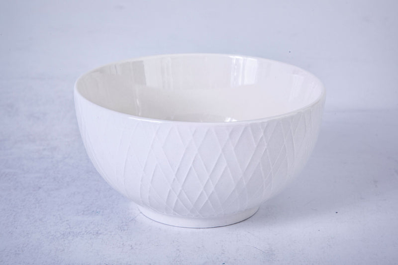Gibson Home Great Essentials 2pc 6" Cereal Bowl Set - Double Beaded - White - Fine Ceramic - Color Sleeve