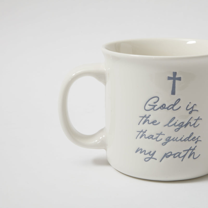Gibson Home Daily Wisdom 21 oz Mug - 4 Assorted Designs - Wax Relief - Fine Ceramic - Open Stock