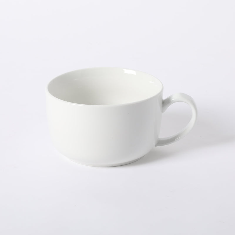 Gibson Home Great Essentials 32.5 oz Large Latte Mug - White - Whiteware - Fine Ceramic - Open Stock