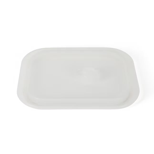 Martha Stewart Broadbrook 7" x 5.25" Rectangle Storage w/ PP Lid - Rectangle - Cream - Stoneware - Color Sleeve