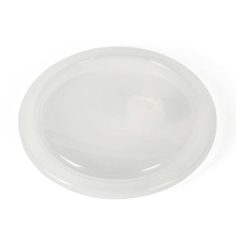 Martha Stewart Broadbrook 7.6" Round Storage w/ PP Lid- Round - Cream - Stoneware - Color Sleeve