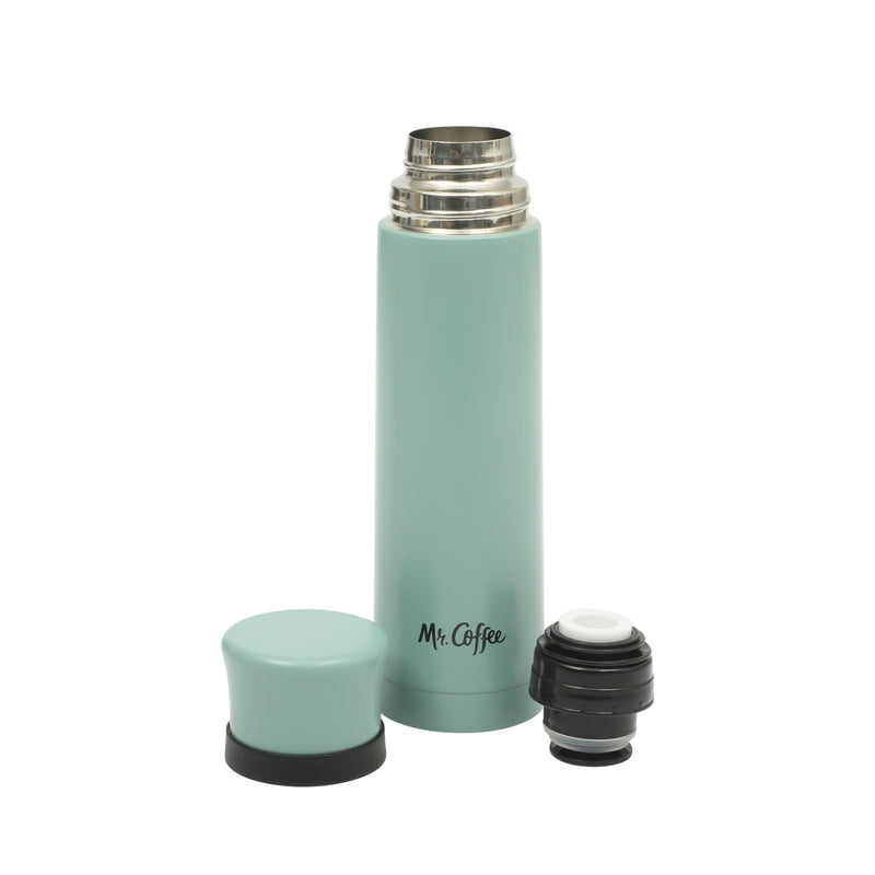 Mr Coffee Silverleaf 23 oz Double Wall Stainless Steel Thermal Bottle w/ Lid - Open Stock