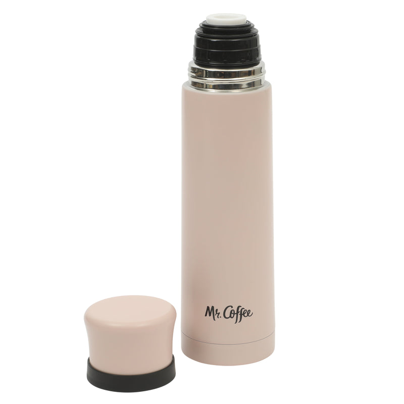 Mr Coffee Silverleaf 23 oz Double Wall Stainless Steel Thermal Bottle w/ Lid - Open Stock