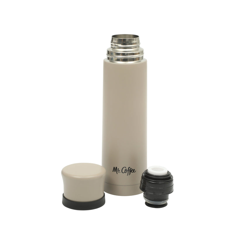Mr Coffee Silverleaf 23 oz Double Wall Stainless Steel Thermal Bottle w/ Lid - Open Stock