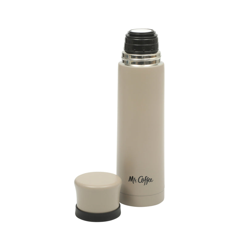Mr Coffee Silverleaf 23 oz Double Wall Stainless Steel Thermal Bottle w/ Lid - Open Stock