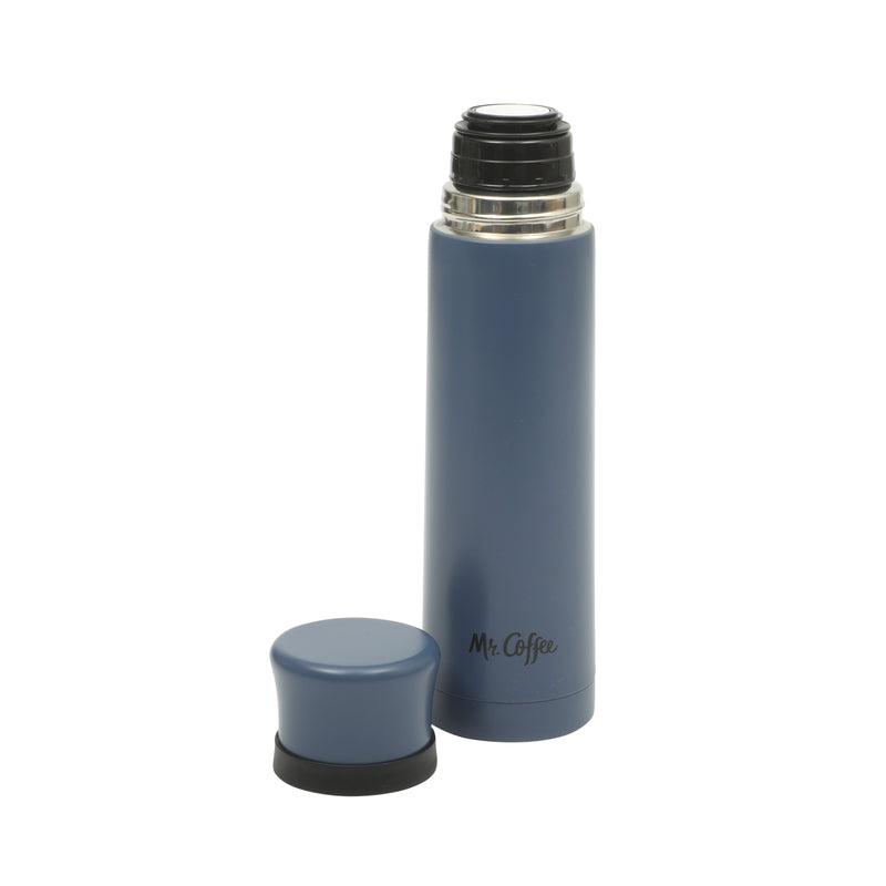 Mr Coffee Silverleaf 23 oz Double Wall Stainless Steel Thermal Bottle w/ Lid - Open Stock