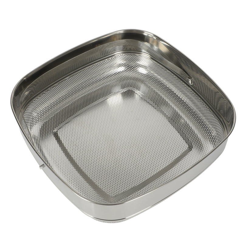 Crock-Pot Northvale 5.3qt Cast Aluminum Sauté Pan w/ Steamer & Lid - Square - Nonstick Ceramic Int - Induction - Soft Touch Handle - GBX