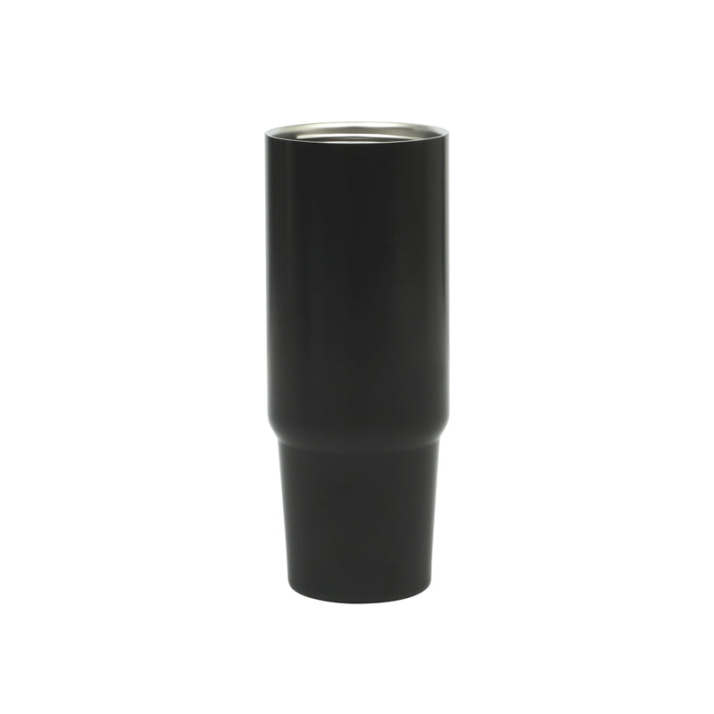 Gibson Home Marina 29 oz Stainless Steel Double Wall Tumbler w/ Handle & Straw - Open Stock w/ Color Sleeve