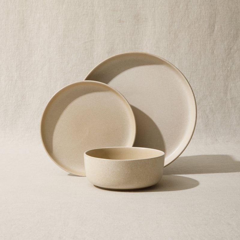 Soho Lounge Bryant Park 12pc Dinnerware Set - Reactive Glaze - Stoneware - Gift Box