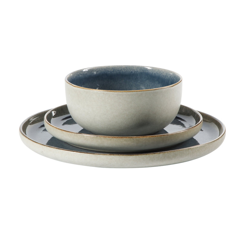 Gibson Elite Earnestville 12pc Dinnerware Set - Reactive Glaze - Stoneware - Gift Box