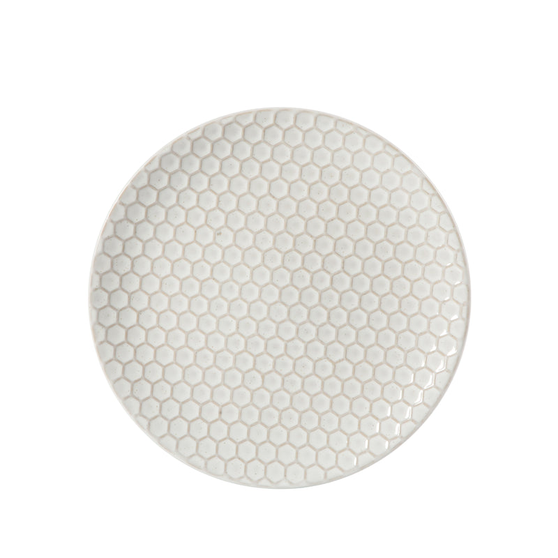 Gibson Elite Earlhart 12pc Dinnerware Set - 4 Assorted Designs - Cream - Reactive Glaze - Stoneware - Gift Box