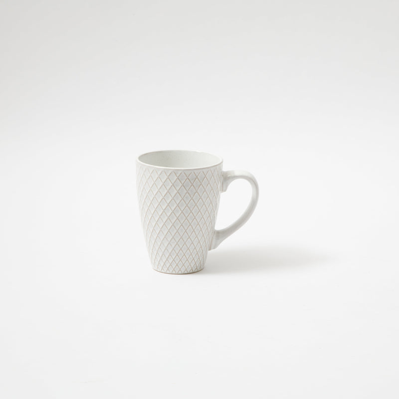 Gibson Elite Earlhart 16 oz Mug - 4 Assorted Designs - Cream - Reactive Glaze - Stoneware - Open Stock