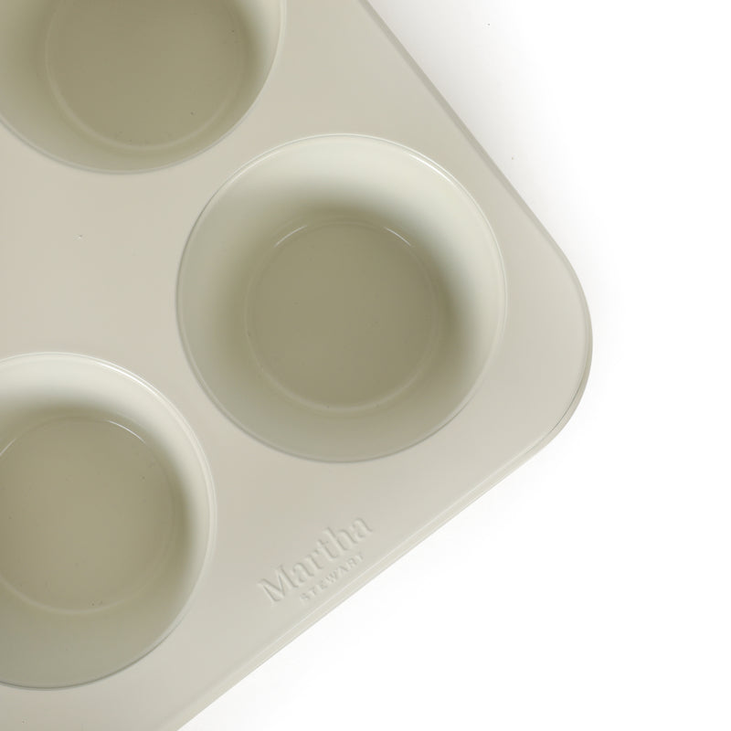 Martha Stewart Gallen 6 Cup Non-Stick Carbon Steel Muffin Pan - Open Stock w/ Color Label