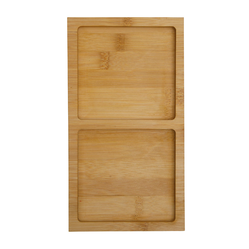 Gibson Home Rustic Insiprations 18pc Bamboo Charcuterie Board Kit w/ Fruit Tray - Gift Box w/ Remailer