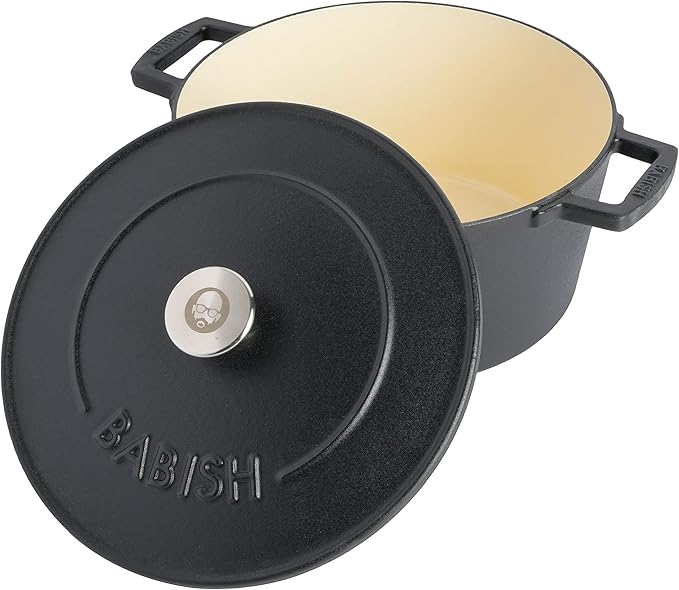 Babish 6qt Hard Anodized Aluminum Non-Stick Dutch Oven w/ Lid - Open Stock w/ Color Sleeve