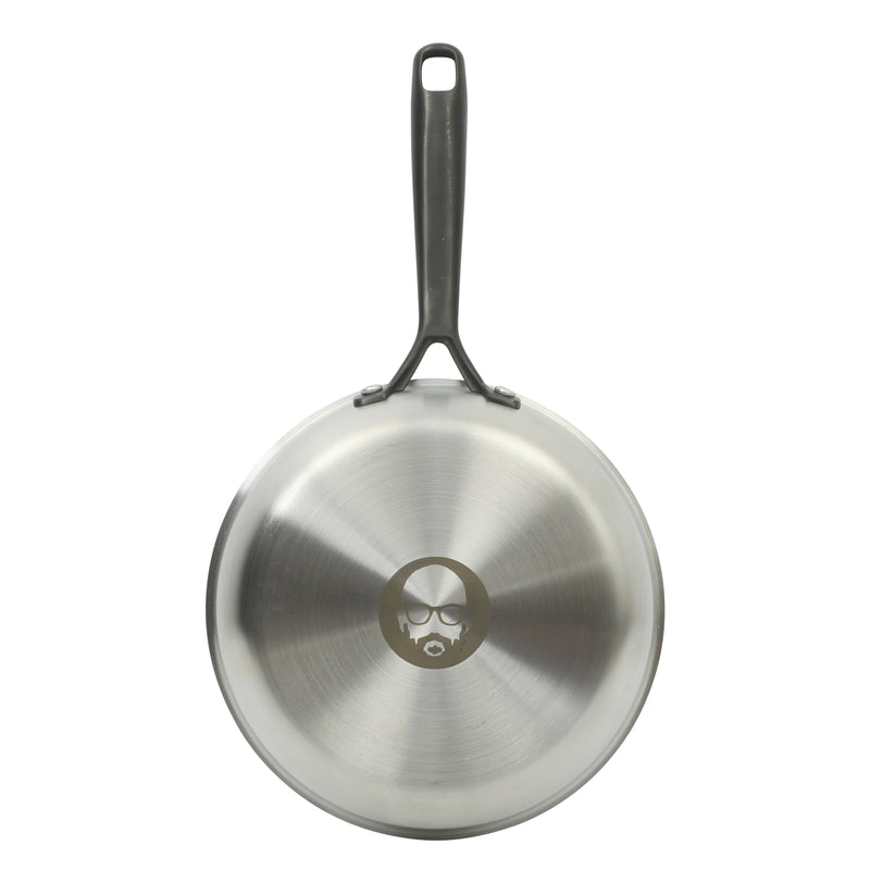 Babish 8" Stainless Steel Fry Pan - Open Stock w/ Color Sleeve