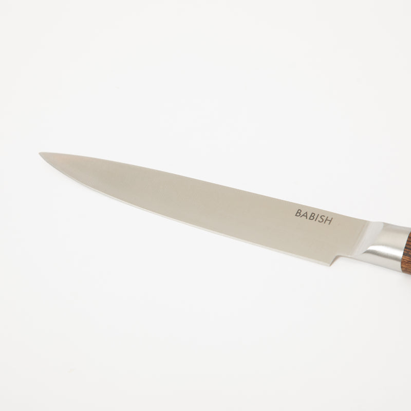 Babish 8" German Steel Carving Knife w/ Paka Wood Handle - Gift Box w/ Remailer