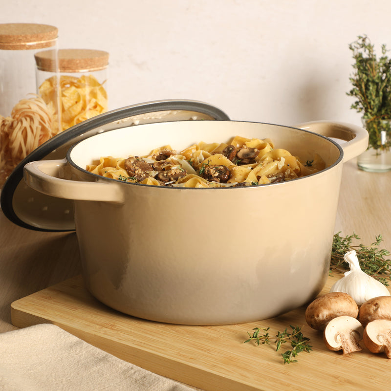 Crock-Pot Artisan 7qt Enamel Cast Iron Dutch Oven w/ Lid - Color Sleeve w/ Remailer