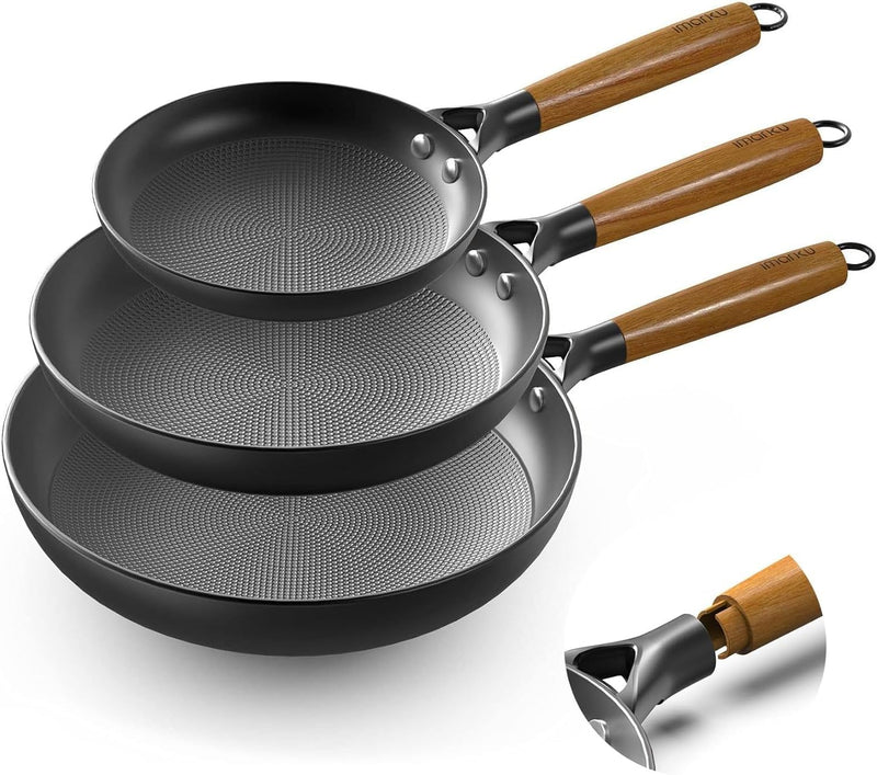 Babish 11" Cast Iron Frying Pan - Honey Comb Textured - Color Sleeve