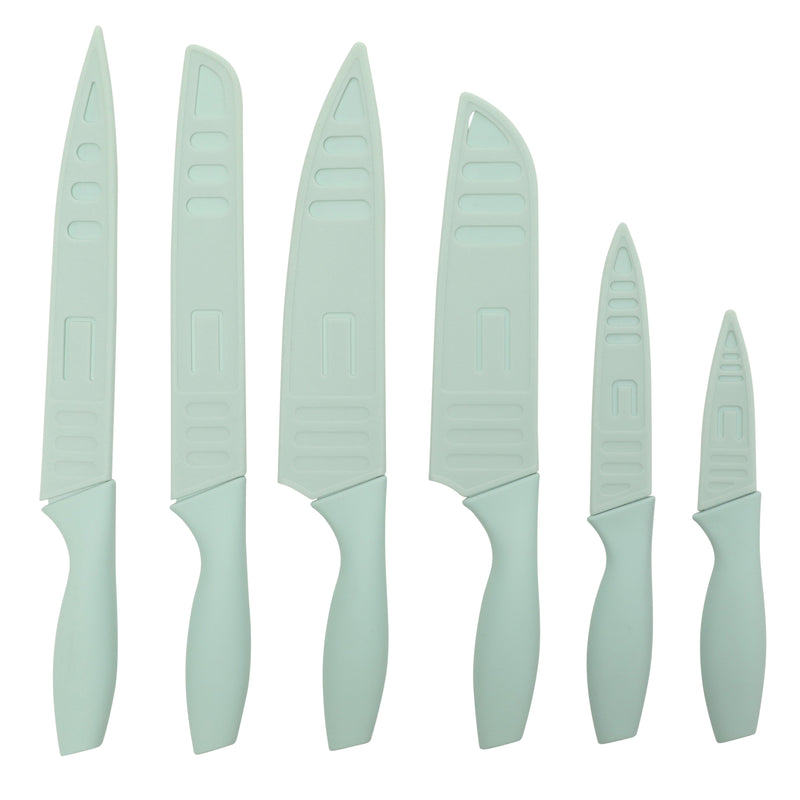 Gibson Home Bostonville 12pc Cutlery Set w/ Sheath - Clampack