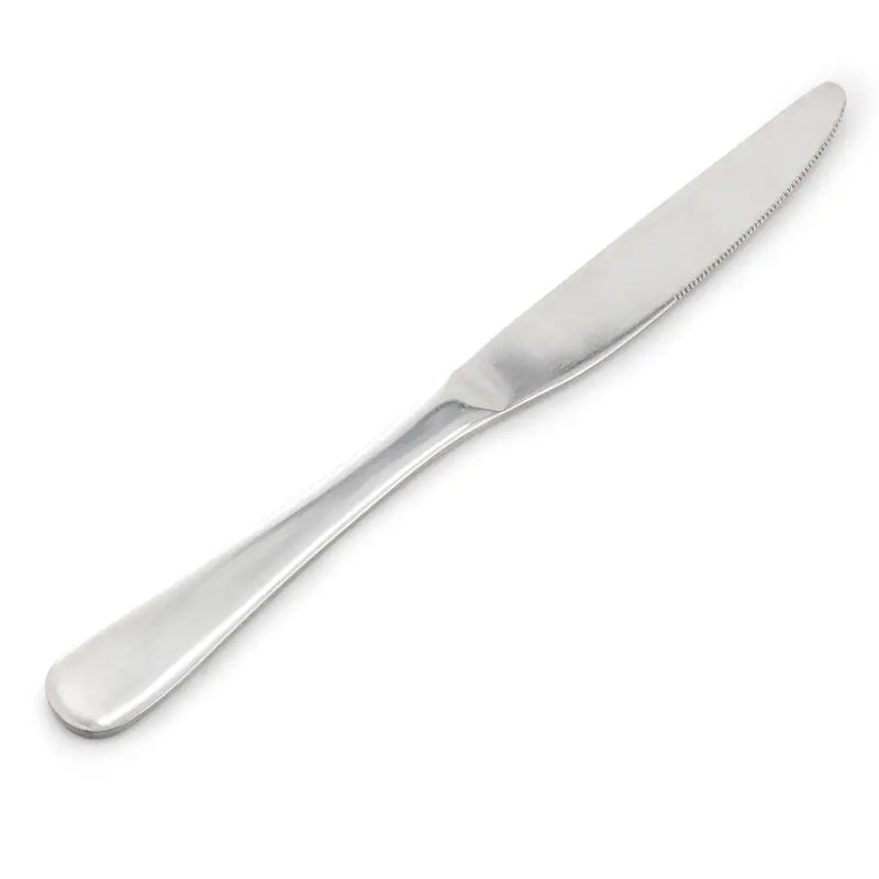 Gibson Home Manchester 4pc Stainless Steel Dinner Knives Set - Polished - Tie Card
