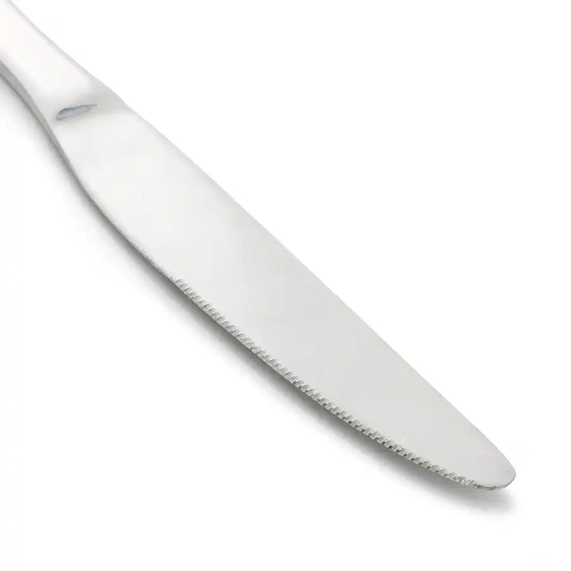 Gibson Home Manchester 4pc Stainless Steel Dinner Knives Set - Polished - Tie Card