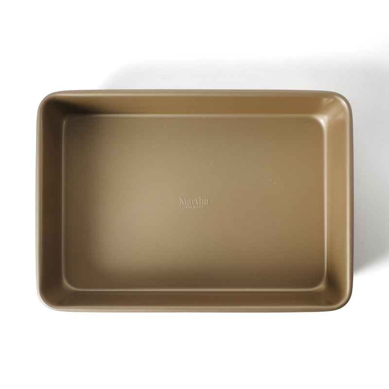 Martha Stewart Gallen 13" Carbon Steel Baking Pan - Champagne - Rectangular - Open Stock w/ Color Label