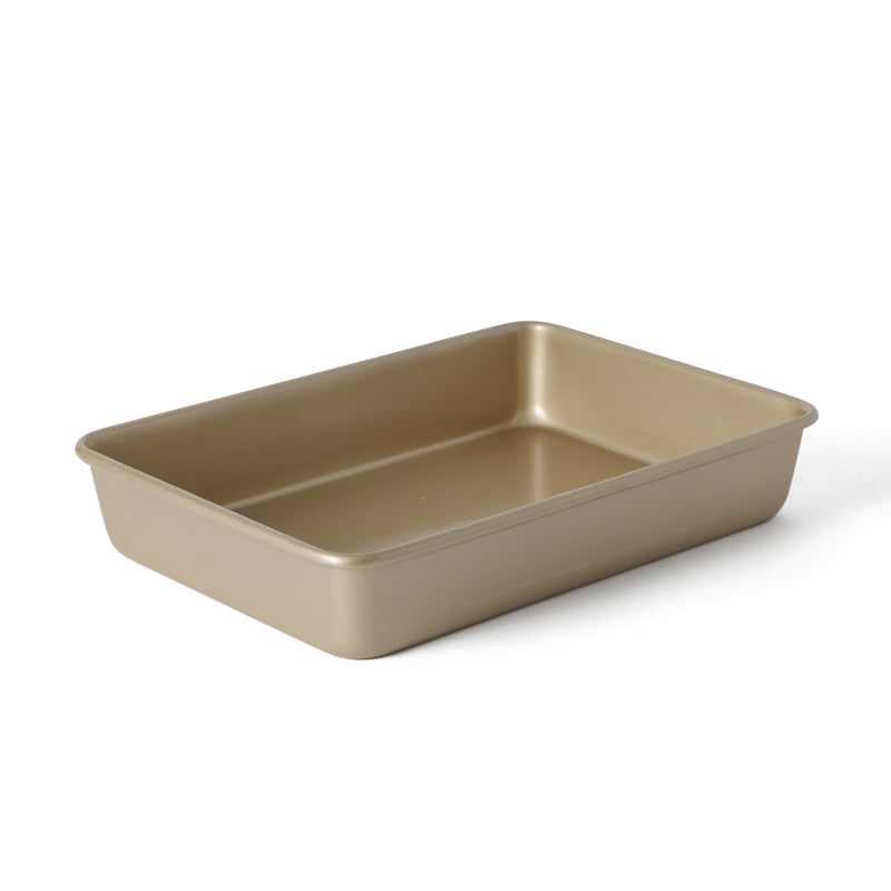 Martha Stewart Gallen 13" Carbon Steel Baking Pan - Champagne - Rectangular - Open Stock w/ Color Label