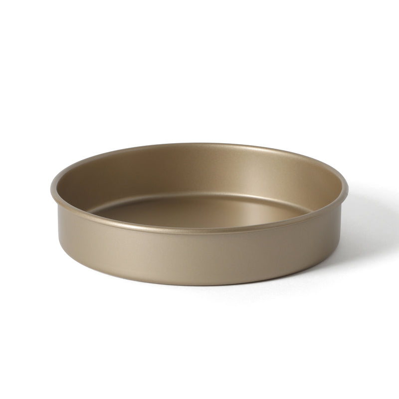 Martha Stewart Gallen 8" Carbon Steel Cake Pan - Champagne - Round - Open Stock Color Label